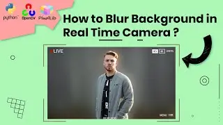 How to blur background in real time | camera using Pixellib Python and OpenCV