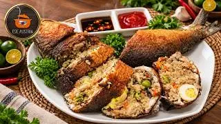 Relyeno - Relleno - Relyenong Bangus from Deboning to Cooking