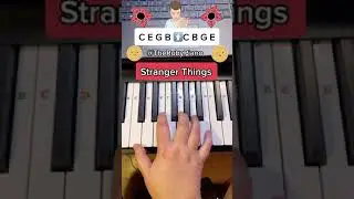 Stranger Things Piano Easy Tutorial 