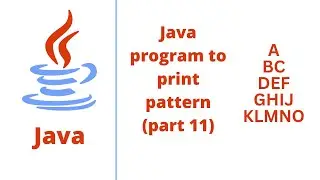Java program to print pattern (part 11)
