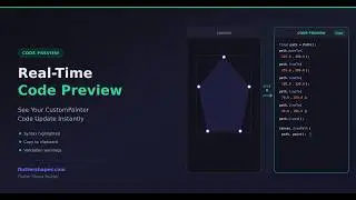 Real-Time Code Preview: See Your Flutter CustomPainter Code Instantly