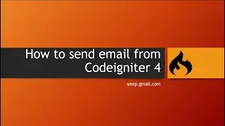 how to send email from codeigniter 4