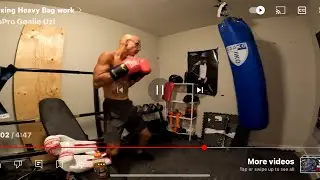 Boxing Heavy Bag work