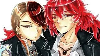 Rutile and Padparadscha Copic Illustration