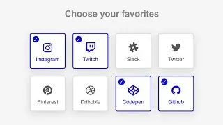 Create Custom Checkbox Tiles Input using HTML & CSS