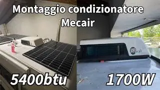 Montaggio condizionatore Mecair