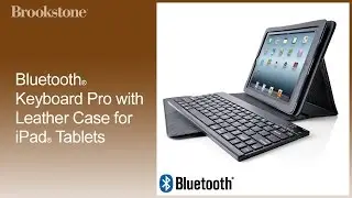 Bluetooth® Keyboard Pro with Leather Case for iPad® Tablets How to Video