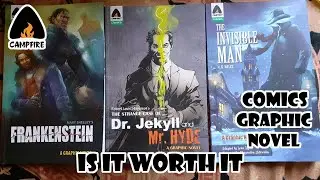 Campfire graphic novel classic review | Frankenstein | The Invisible man | Dr Jekyll and Mr Hyde