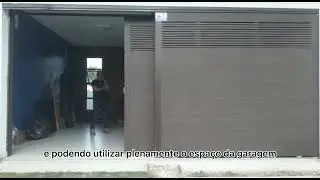 OTIMIZANDO O ESPAÇO DA SUA GARAGEM COM PORTÃO AUTOMÁTICO | portão deslizante duas folhas
