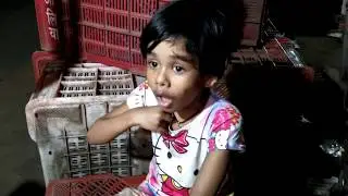 Little girl talking about smoking drinking ...
