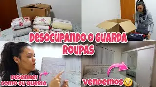 VENDEMOS NOSSO GUARDA ROUPAS E COMPRAMOS UM PLANEJADO + DICAS DE DOBRAS
