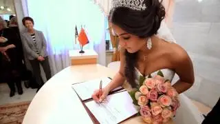 Видеосъемка свадьбы в Химках, видеосьемка в загсе г. Химки