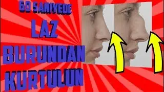 60 SANİYEDE BURNUNUZDAKİ KEMERDEN KURTULUN ! Photoshop CC 2019