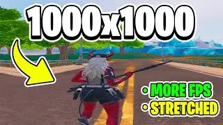 The Most Streched  Resolution *1000x1000* in Fortnite Chapter 4 (REALLY INSANE)