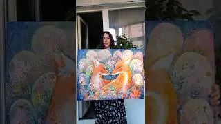 Уютные авторские картины для дома 💛✨ #shorts