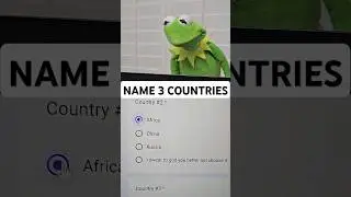 NAME 3 COUNTRIES (Impossible)
