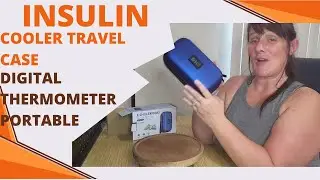Stay Safe on the Go: Insulin Cooler Travel Case with Digital Thermometer | Perfect for Diabetics!
