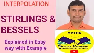 STIRLINGS,BESSELS IN TELUGU 