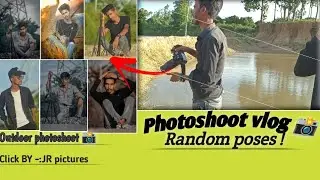 🔥Random photoshoot vlog |live photoshoot | outdoor photoshoot |Nikon3400d with 70-300mm zoom lens |