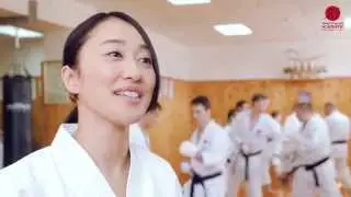 JKA каратэ инструктор Такахаши Юко (Япония) Сётокан каратэ JKA в Челябинске,Россия 2015