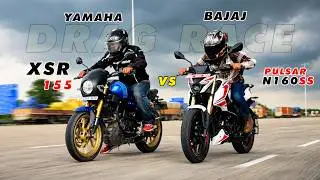 2026 Bajaj Pulsar N160 SS vs Yamaha XSR 155 DRAG RACE! The Winner Will SURPRISE You 😱
