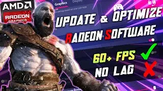 🔧Update & Optimize AMD RADEON Driver Settings For Gaming 2022 |AMD RADEON Graphics for Laptop & PC