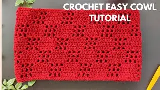 Easy Crochet Cowl | Crochet One Skein Neck Warmer Beginner Tutorial and Pattern