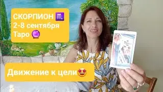 СКОРПИОН♏️ 2-8 сентября 2024г🍃 Ваши счастливые перемены🤩 #тароонлайн #тароскорпион #таропрогноз