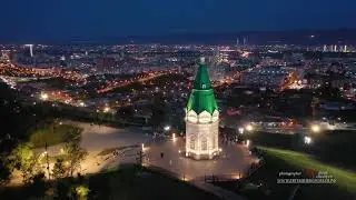 Ночной Красноярск, Часовня на Покровской горе