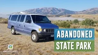 I camp at an abandoned state park! #vanlife