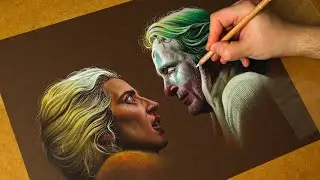 Drawing Harley Quinn and Joker 🤡 Joker: Folie à Deux | 4k