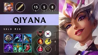 Qiyana Mid vs Vladimir: Legendary - KR Grandmaster Patch 14.21