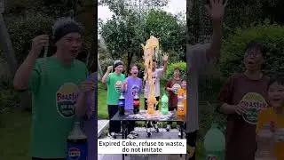 Whose Drink Fountain Sprays The Highest? #Funnyfamily #Partygames#FunnyFamily#PartyGames