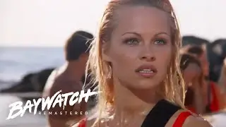 C.J PARKER Saves A Country Singer From Drowning!! Baywatch Remastered
