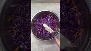 Red Cabbage Coleslaw Salad 
