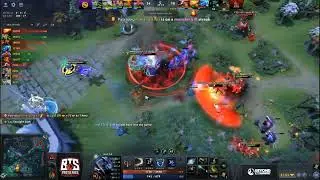 Mamang daya's Lina like a boss !! 1 vs 5 heroes 😳