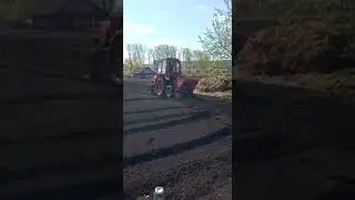 Посадка картофеля трактором Т-25