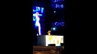 Wally Lopez en la Plaza del Pilar de Zaragoza (Fiestas del Pilar 2013) Parte 6