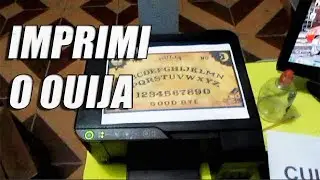 IMPRIMI O TABULEIRO OUIJA E ALGO ESTRANHO ACONTECEU!!