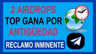 2 AIRDROPS TOP DE TELEGRAM PAGANDO POR ANTIGÜEDAD | RECLAMA YA TU TOKENS QUEDAN 3 DIAS $DOGS $B |