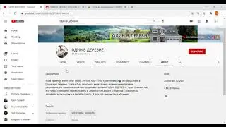ОДИН В ДЕРЕВНЕ ,обзор канала , сколько зарабатывает канал на  YouTube????