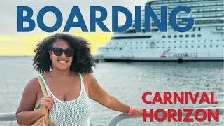 Embarkation DAY| boarding CARNIVAL HORIZON| No sail away, delayed boarding, no drink package