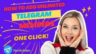 ADD TELEGRAM SCRAPPER WITH ONE CLICK USING NEW ADDER2024