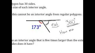 Angles in Polygons - Apply