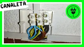 PASO A PASO PARA HACER INSTALACIÓN ELÉCTRICA CON CANALETA EN VIVIENDA