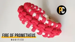 How to make Fire of Prometheus modified | Paracord Bracelet tutorial