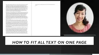 Shrink One Page-  How to fit all text on one page in Word @haminh1804 #shrinktofit #shrinkonepage