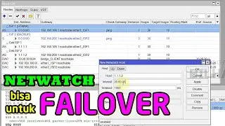 Setting MikroTik Failover Netwatch || Lebih Cepat Pindahnya 🤩🤩