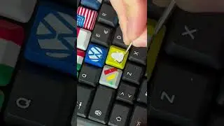 Snapchat keyboard logo with markers 