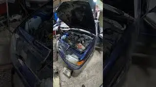 первый запуск ваз 2114 с 124тым мотором